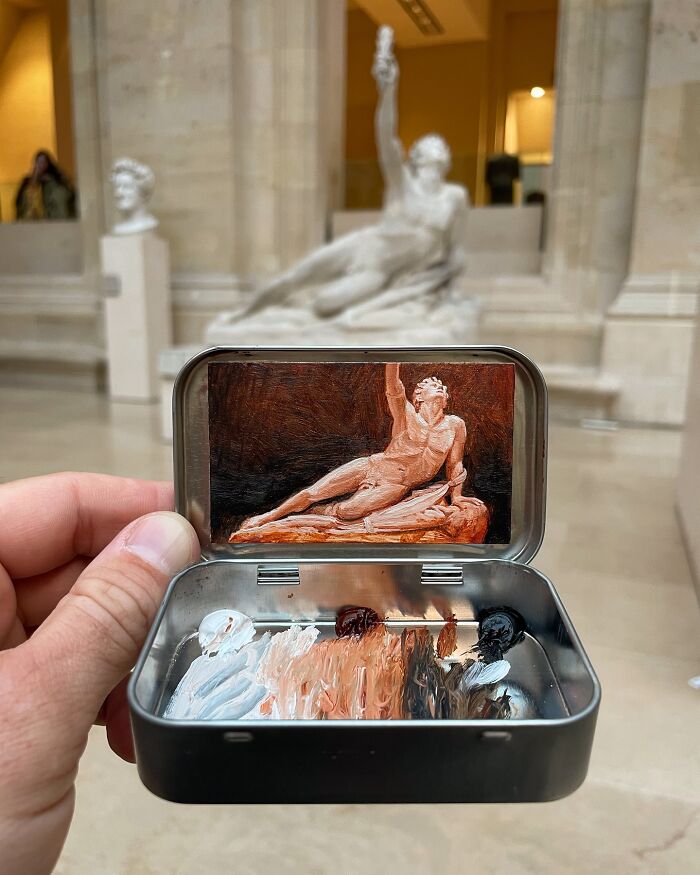 50 Pocket-Sized Masterpieces By This Artist That Paints In Altoid Tins (New Pics)