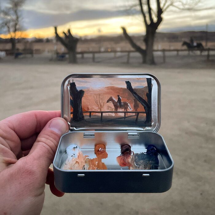 50 Pocket-Sized Masterpieces By This Artist That Paints In Altoid Tins (New Pics)