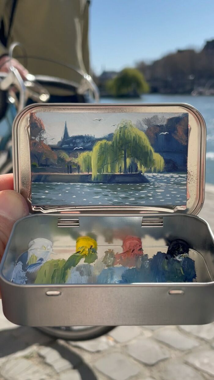 50 Pocket-Sized Masterpieces By This Artist That Paints In Altoid Tins (New Pics)