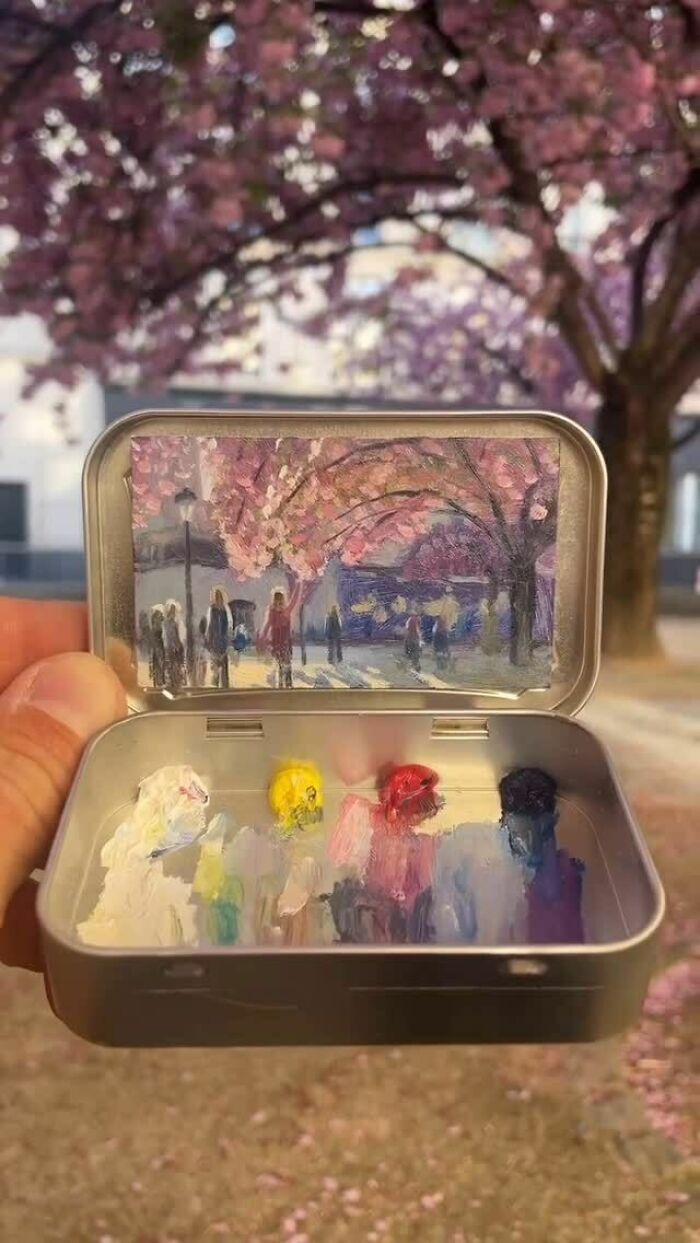 50 Pocket-Sized Masterpieces By This Artist That Paints In Altoid Tins (New Pics)