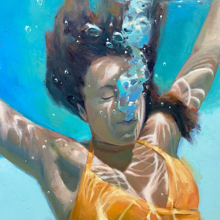 Mesmerizing Water Sunlight Oil Paintings Michele Poirier Mozzone
