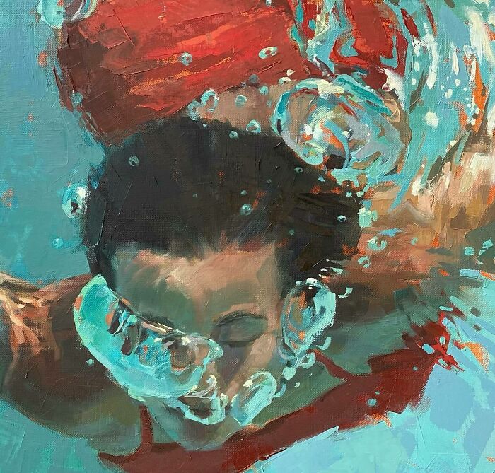 Mesmerizing Water Sunlight Oil Paintings Michele Poirier Mozzone