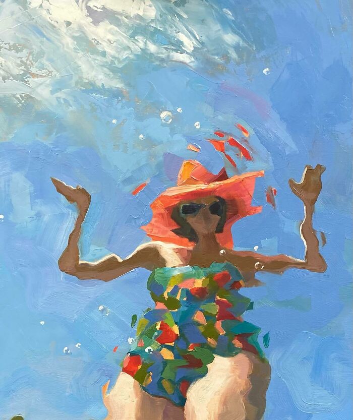 Mesmerizing Water Sunlight Oil Paintings Michele Poirier Mozzone