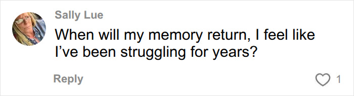 Comment asking when memory will return from postmenopausal brain-sapper effects Comment asking when memory will return from postmenopausal brain-sapper effects