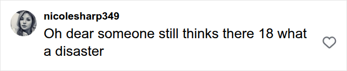 A social media comment from nicolesharp349 reads: Oh dear someone still thinks there 18 what a disaster. This relates to Madonna's wardrobe malfunction.