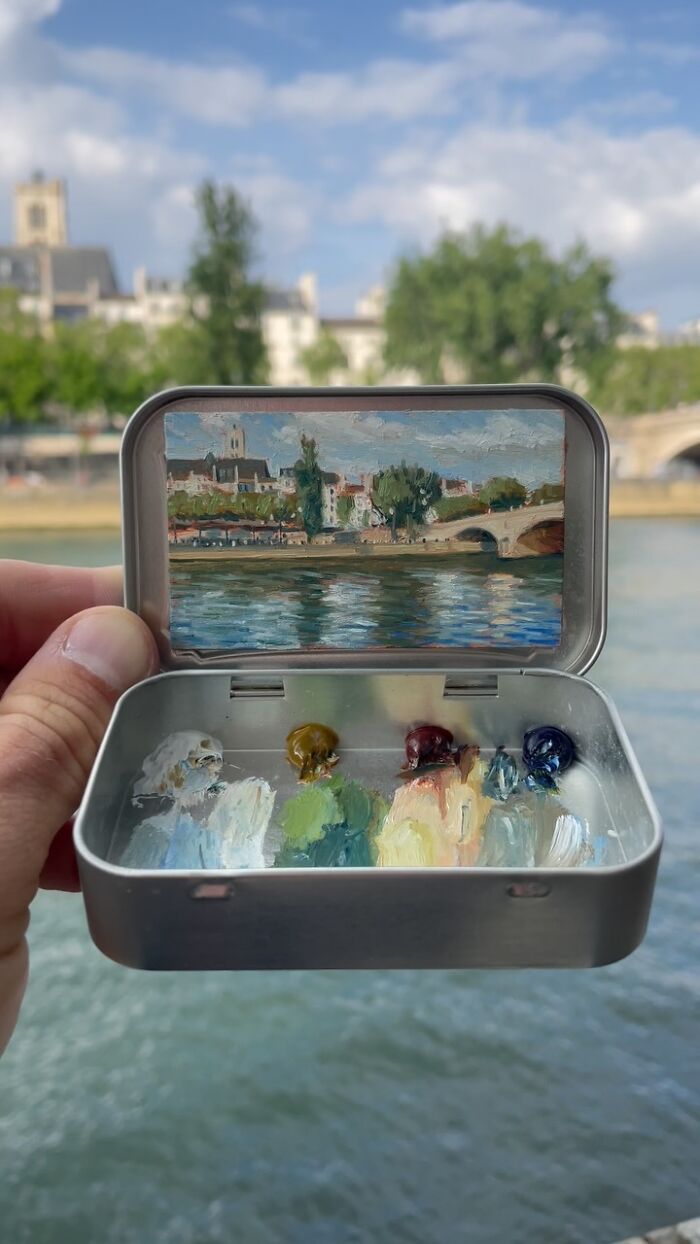 50 Pocket-Sized Masterpieces By This Artist That Paints In Altoid Tins (New Pics)