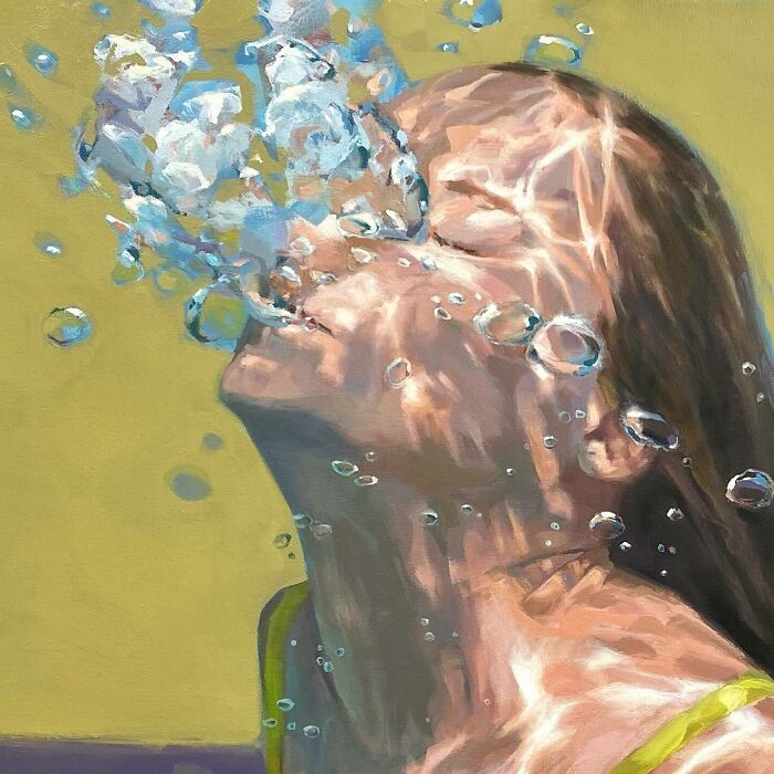 Mesmerizing Water Sunlight Oil Paintings Michele Poirier Mozzone