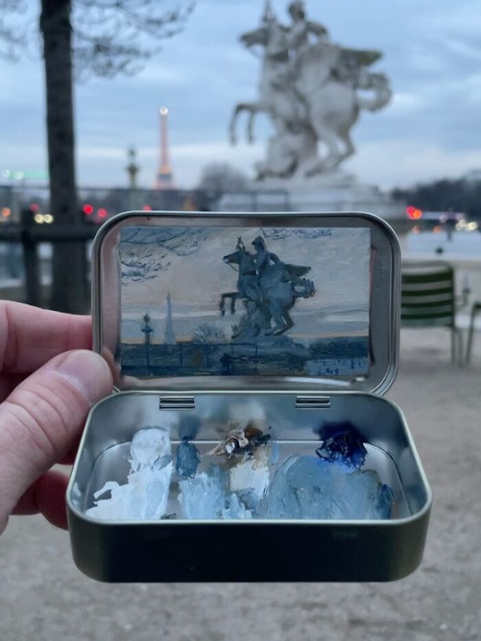 50 Pocket-Sized Masterpieces By This Artist That Paints In Altoid Tins (New Pics)