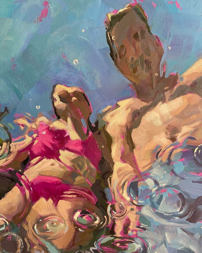 Mesmerizing Water Sunlight Oil Paintings Michele Poirier Mozzone