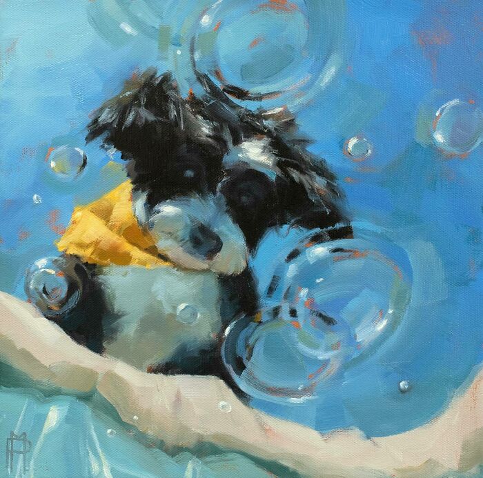 Mesmerizing Water Sunlight Oil Paintings Michele Poirier Mozzone