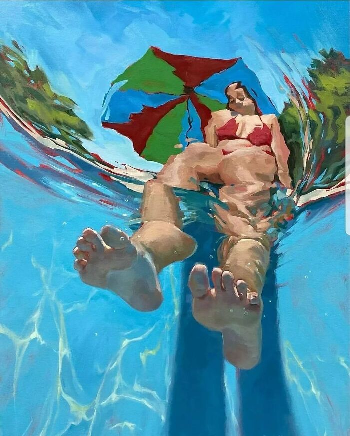 Mesmerizing Water Sunlight Oil Paintings Michele Poirier Mozzone