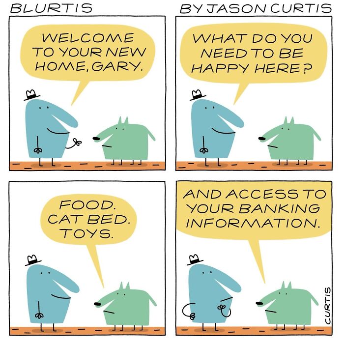 These Thoughtful And Hilarious Comics By Jason Curtis Perfectly Capture The Absurdity Of Modern Life (45 Pics)