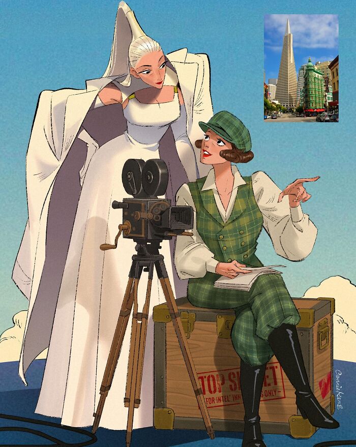 She Turns Architecture, Animals, And Everyday Moments Into Stylish Human Characters In These 22 New Illustrations
