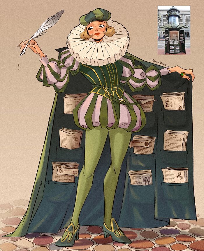 She Turns Architecture, Animals, And Everyday Moments Into Stylish Human Characters In These 22 New Illustrations