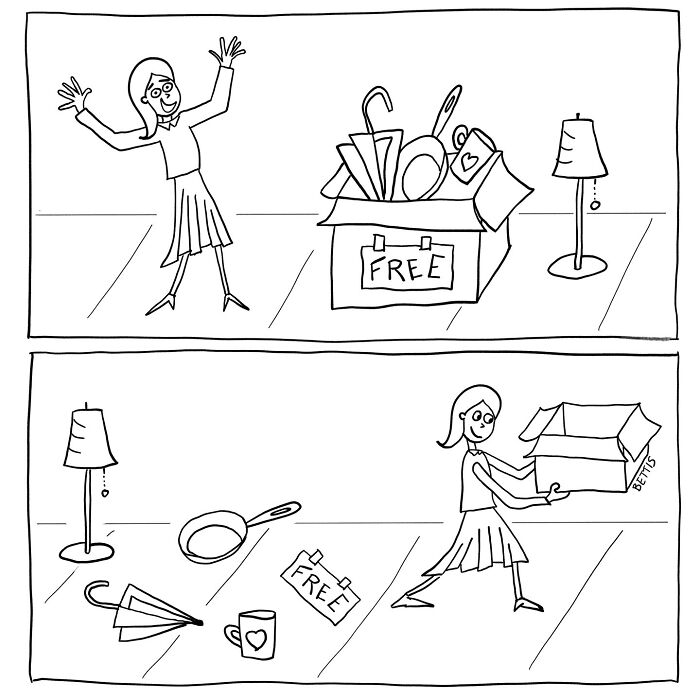 50 Clever Single Panel Cartoons By Katherine Bettis That Turn Everyday Thoughts Into Brilliant Absurdity