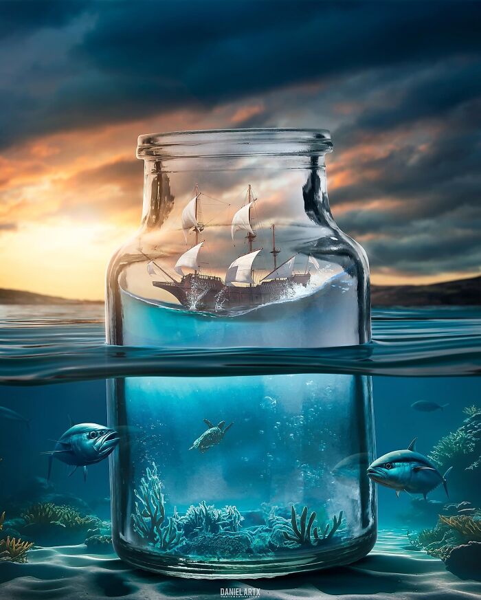 Artist Creates Dreamlike Photomanipulations That Feel Like Scenes From Another World
