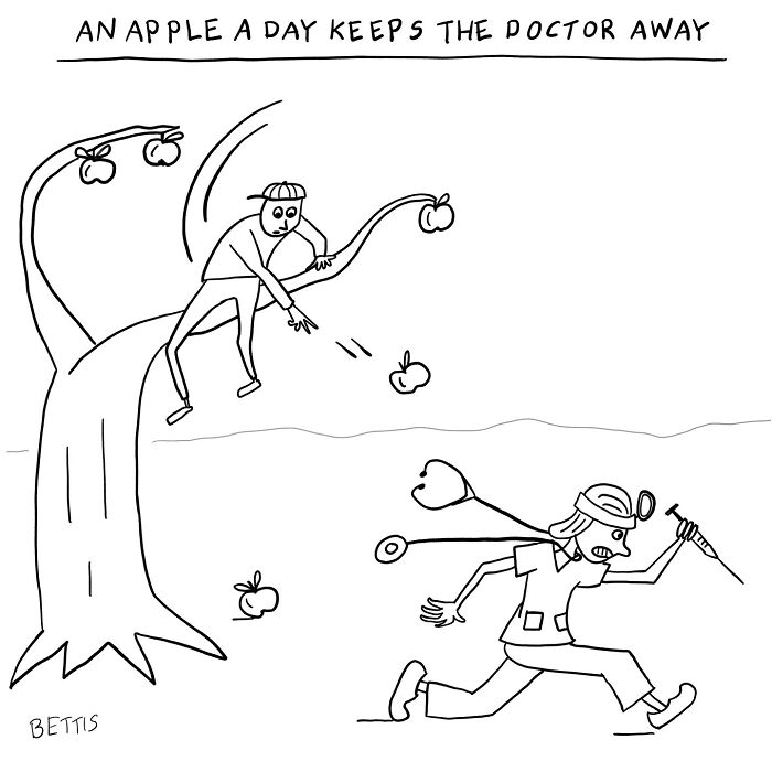 50 Clever Single Panel Cartoons By Katherine Bettis That Turn Everyday Thoughts Into Brilliant Absurdity