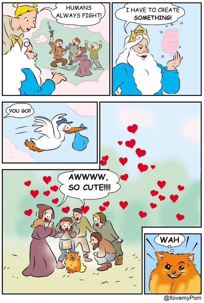 These Hilarious Comics Perfectly Capture What Life Is Like When You’re Obsessed With Pomeranians (40 New Comics)