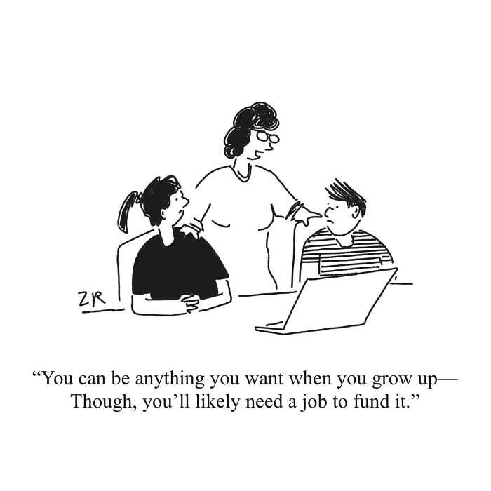 54 Hilariously Absurd Single Panel Cartoons By Zack Rhodes That Perfectly Capture Modern Life