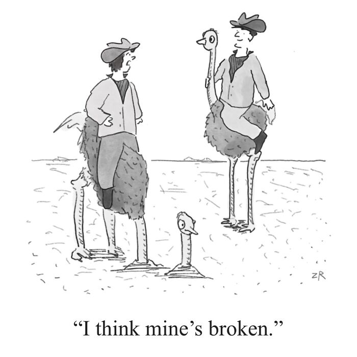 54 Hilariously Absurd Single Panel Cartoons By Zack Rhodes That Perfectly Capture Modern Life