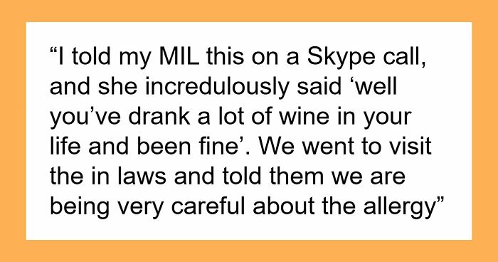 MIL Keeps Using Ingredients DIL is Allergic To, DIL Aghast As Wife Cares More About Mom’s “Feelings”