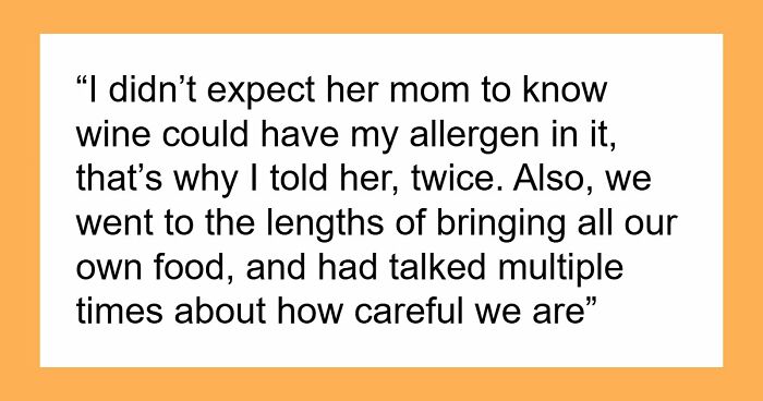 MIL Keeps Using Ingredients DIL is Allergic To, DIL Aghast As Wife Cares More About Mom’s “Feelings”