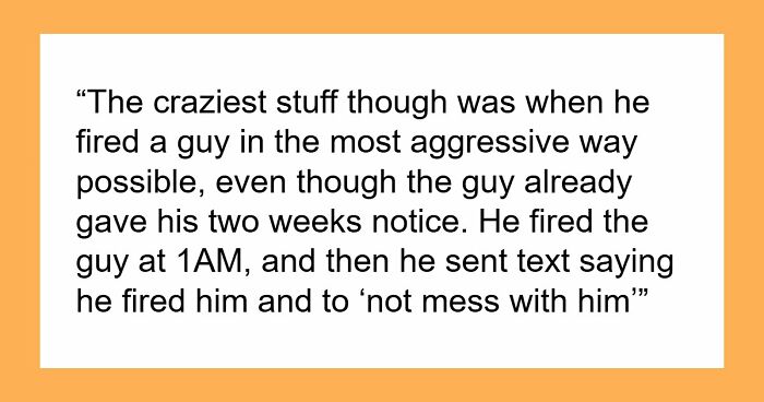 Guy Tells Employees They Need To Do His Yard Work, Loses It When None Of Them Respond