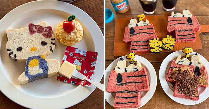 35 Pics Of Bread Art By This Japanese Baker Recreating Famous Cute And Iconic Characters