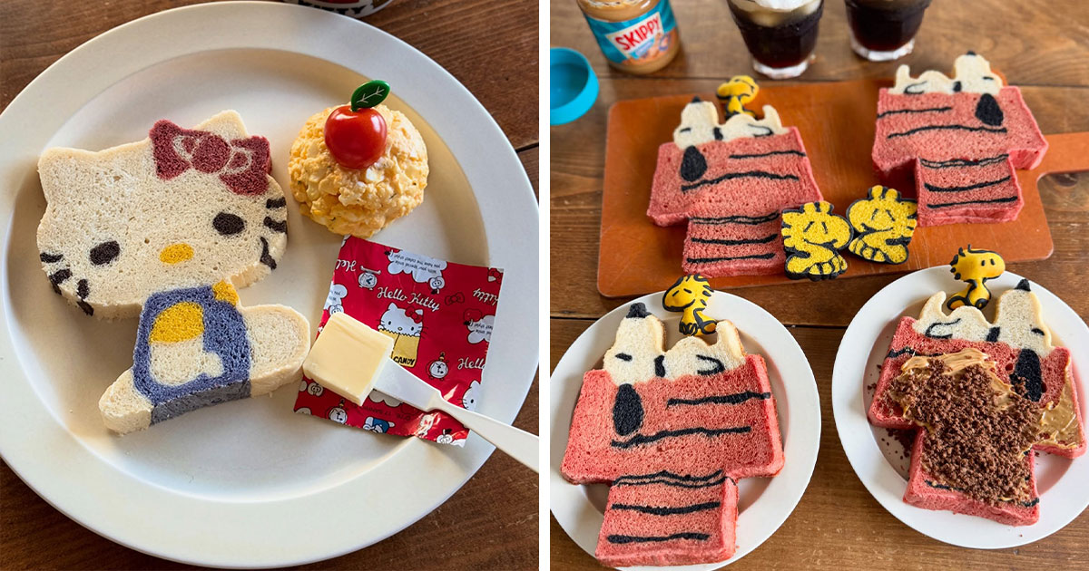 35 Pics Of Bread Art By This Japanese Baker Recreating Famous Cute And Iconic Characters