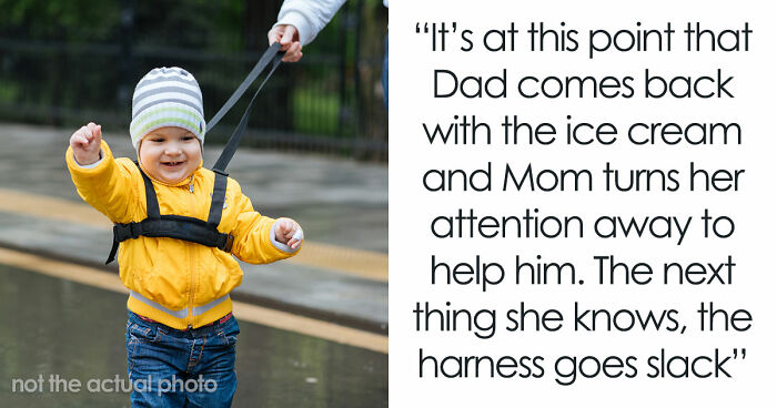 Mom Uses Harness On Autistic Kid, Old Woman Thinks It’s Just Bad Parenting, Kid Ends Up Missing