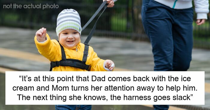 Mom Uses Harness On Autistic Kid, Old Woman Thinks It’s Just Bad Parenting, Kid Ends Up Missing