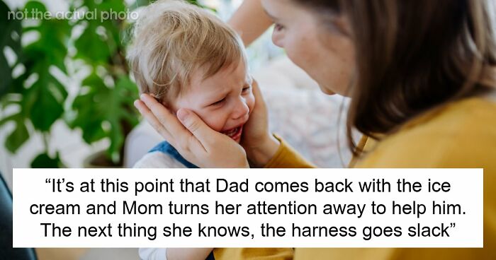 Mom Uses Harness On Autistic Kid, Old Woman Thinks It’s Just Bad Parenting, Kid Ends Up Missing