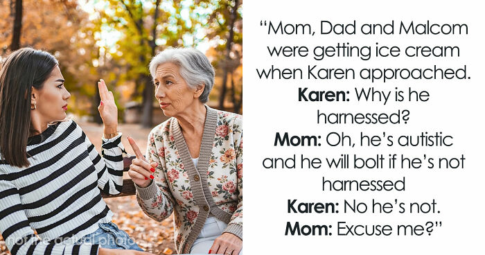 Mom Uses Harness On Autistic Kid, Old Woman Thinks It’s Just Bad Parenting, Kid Ends Up Missing