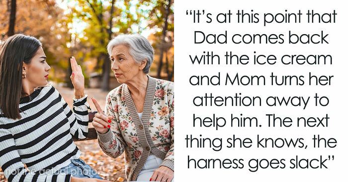 Mom Uses Harness On Autistic Kid, Old Woman Thinks It’s Just Bad Parenting, Kid Ends Up Missing