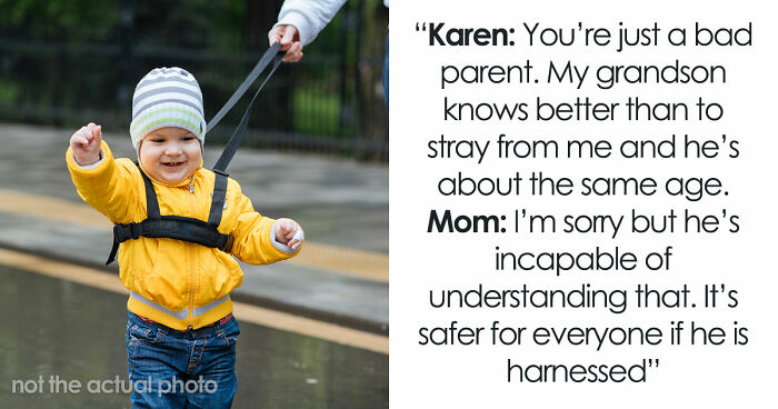Mom Uses Harness On Autistic Kid, Old Woman Thinks It’s Just Bad Parenting, Kid Ends Up Missing