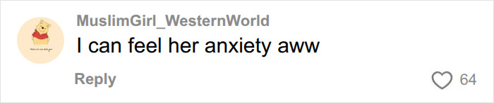 A comment expressing anxiety for Kristen Stewart&rsquo;s interaction with a man invading her personal space.