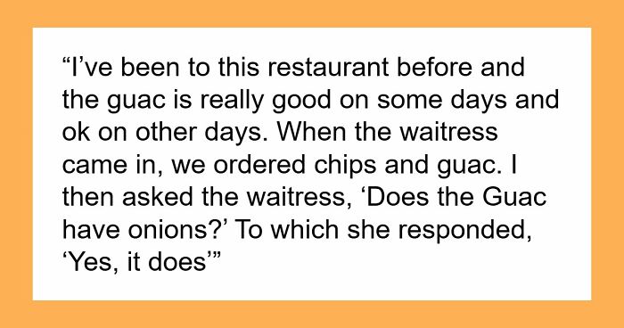 Guy Pretends To Have Allergy To Get Fresh Guac, Ends Up With $500 Emergency Room Bill As Karma