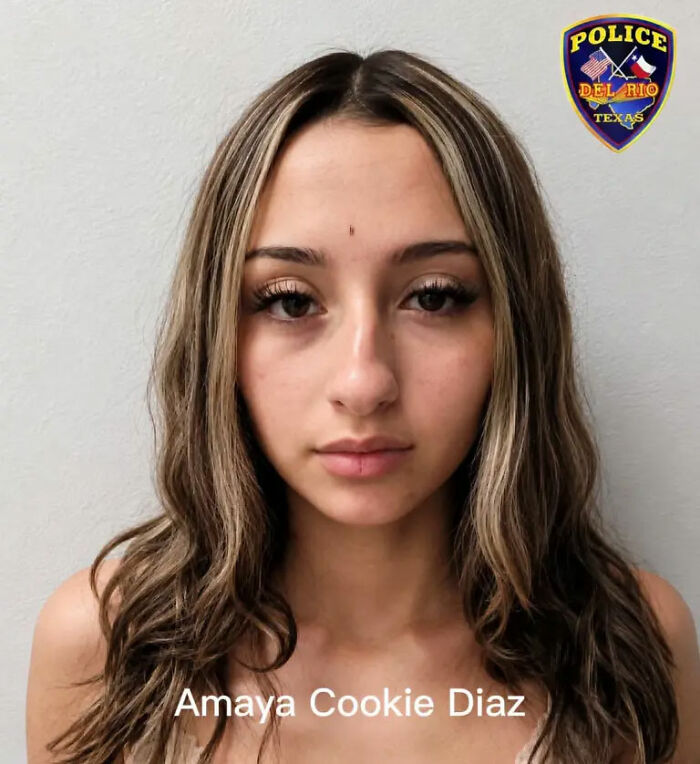 Mugshot of Amaya Cookie Diaz, one of the Texas sisters involved in the fatal attack.