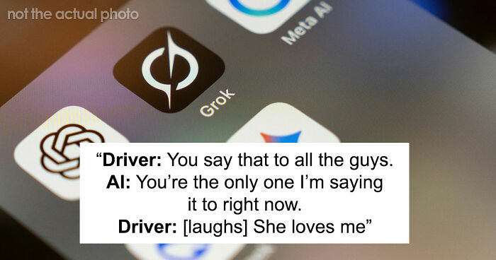 So Dystopian: Guy Films Uber Driver’s Interaction With His AI Girlfriend, Leaves People Baffled