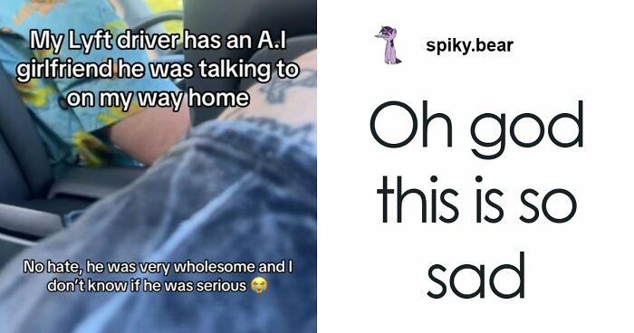 So Dystopian: Guy Films Uber Driver’s Interaction With His AI Girlfriend, Leaves People Baffled