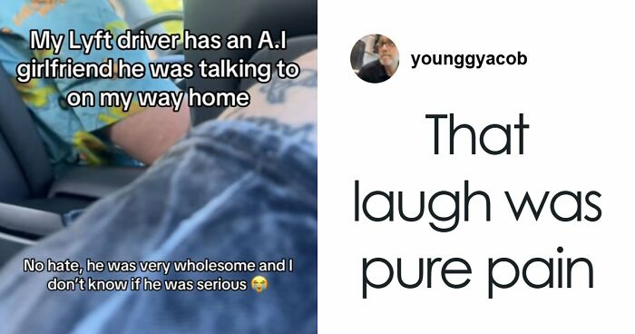 So Dystopian: Guy Films Uber Driver’s Interaction With His AI Girlfriend, Leaves People Baffled