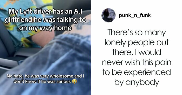 So Dystopian: Guy Films Uber Driver’s Interaction With His AI Girlfriend, Leaves People Baffled