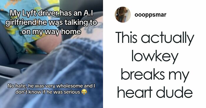 So Dystopian: Guy Films Uber Driver’s Interaction With His AI Girlfriend, Leaves People Baffled