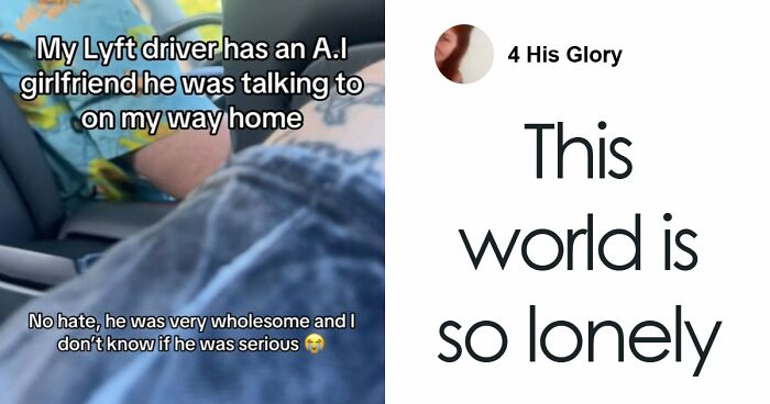 So Dystopian: Guy Films Uber Driver’s Interaction With His AI Girlfriend, Leaves People Baffled
