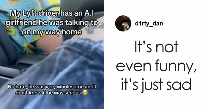 So Dystopian: Guy Films Uber Driver’s Interaction With His AI Girlfriend, Leaves People Baffled