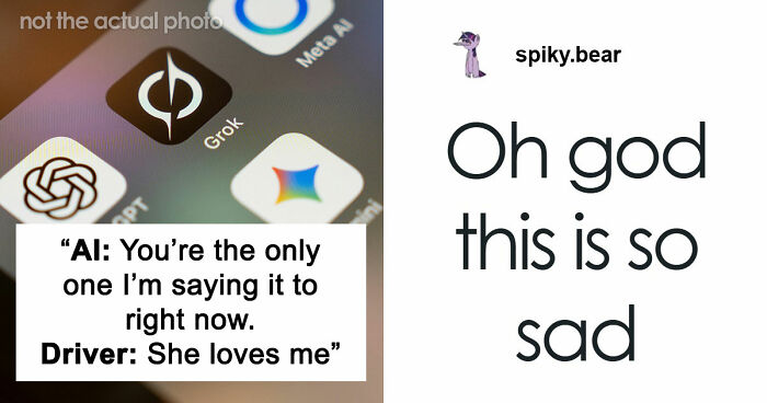 So Dystopian: Guy Films Uber Driver’s Interaction With His AI Girlfriend, Leaves People Baffled