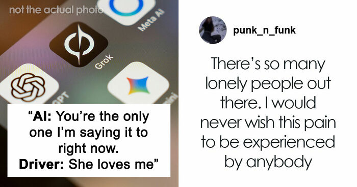 So Dystopian: Guy Films Uber Driver’s Interaction With His AI Girlfriend, Leaves People Baffled