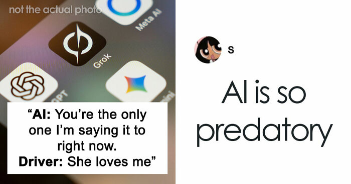 So Dystopian: Guy Films Uber Driver’s Interaction With His AI Girlfriend, Leaves People Baffled