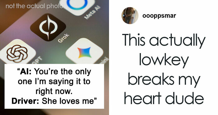 So Dystopian: Guy Films Uber Driver’s Interaction With His AI Girlfriend, Leaves People Baffled