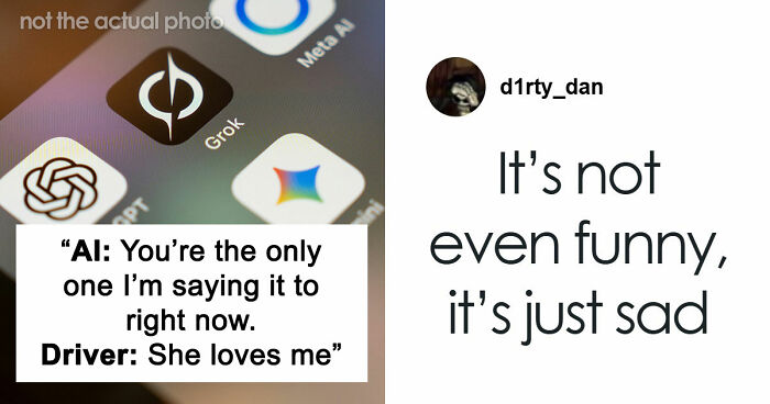 So Dystopian: Guy Films Uber Driver’s Interaction With His AI Girlfriend, Leaves People Baffled